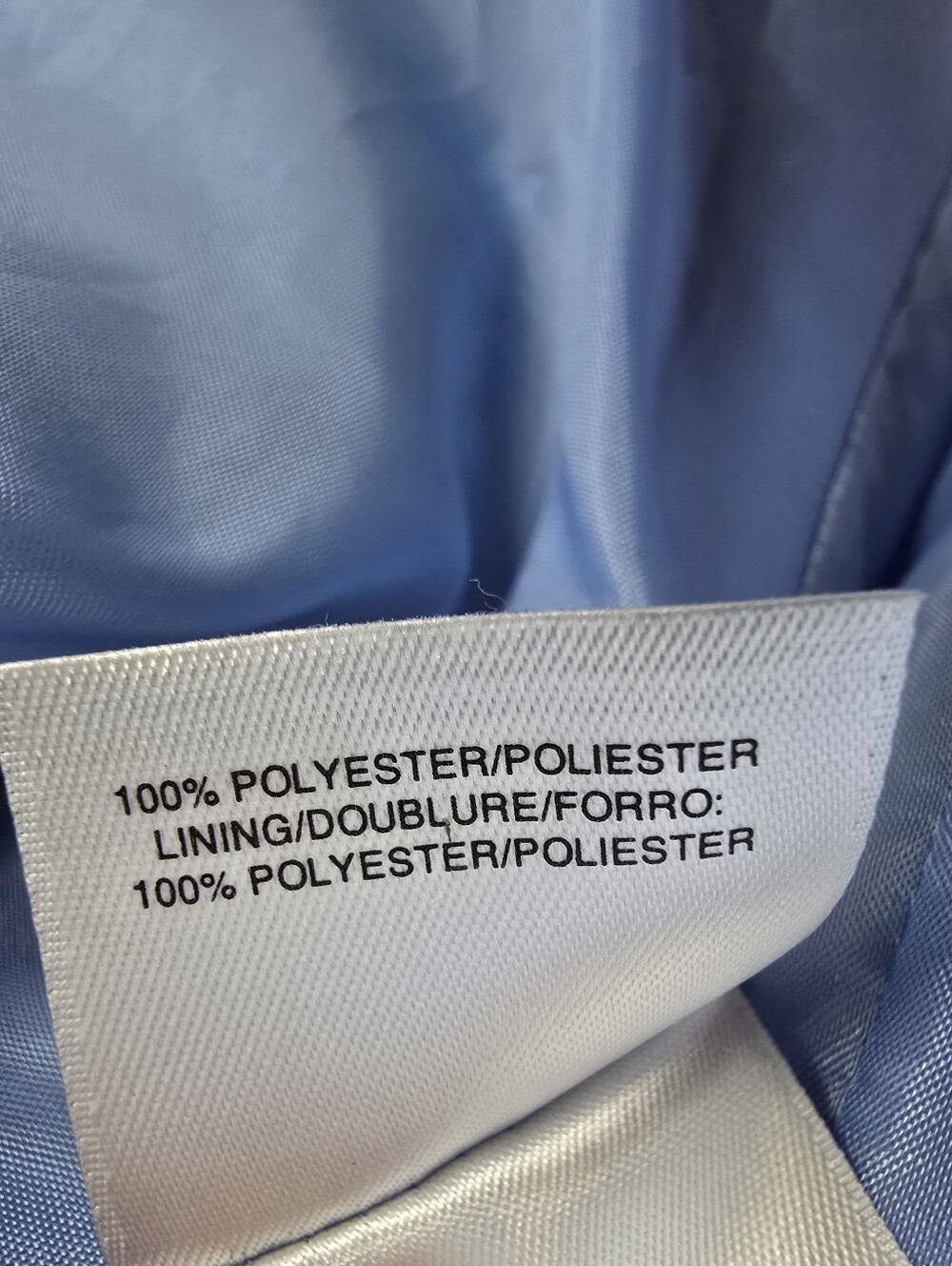 Kasper Tweed 3/4 Sleeve Open Front Blazer Blue Womens Sz 8 Office Career Preppy - Picture 7 of 11